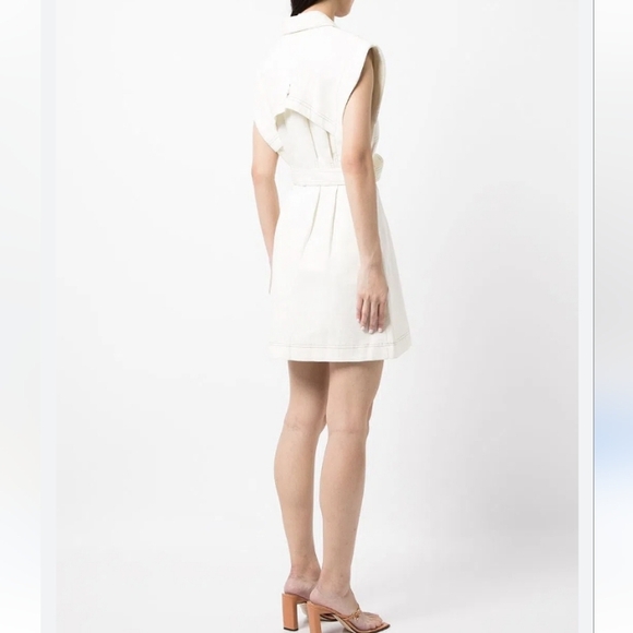 Acler Westcroft Dress In Ivory 4US - Picture 3 of 16